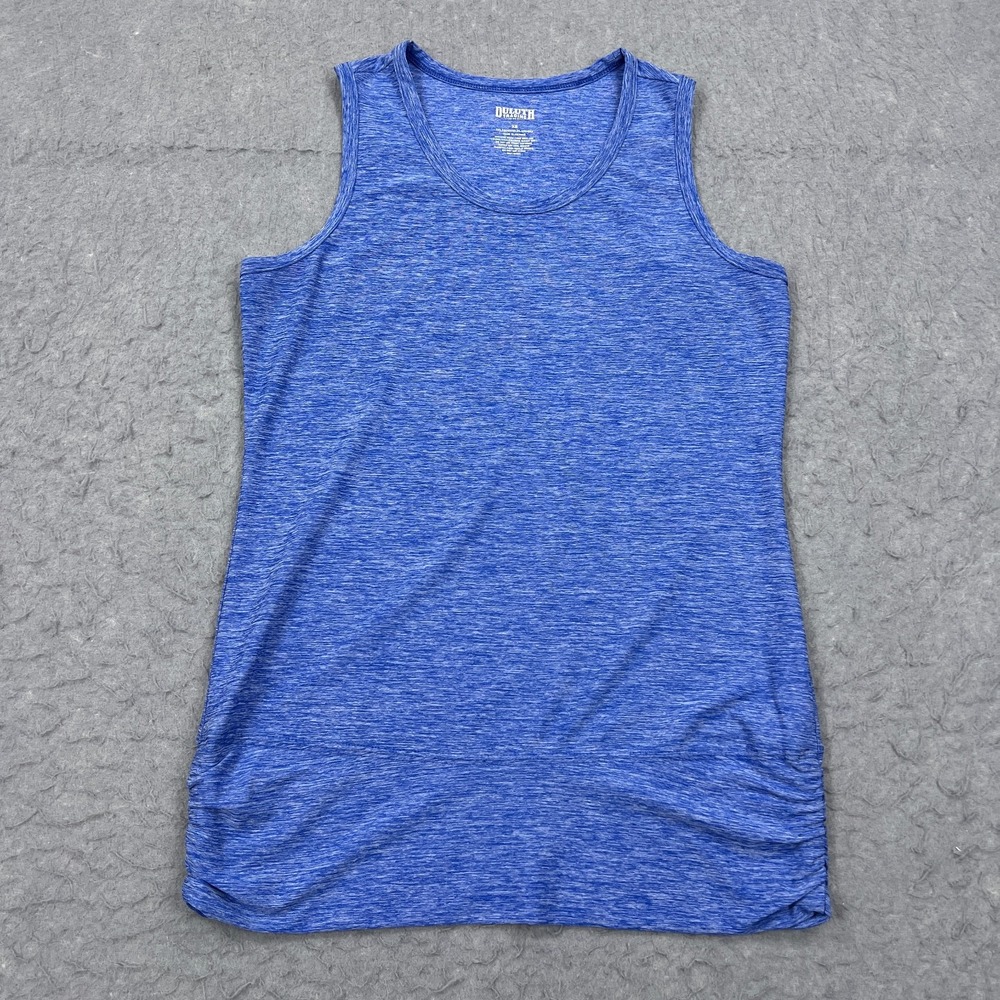 Duluth Top Women's XS Blue Armachillo Cooling Racerback Tank Lightweight Stretch